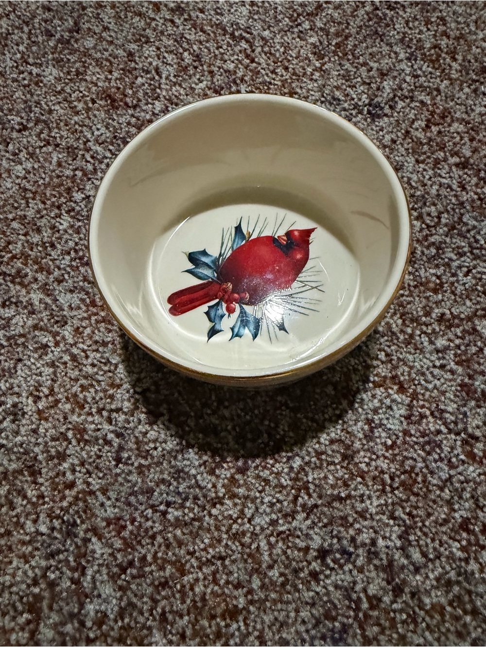 Lenox Winter Greetings Pattern Dip Bowl